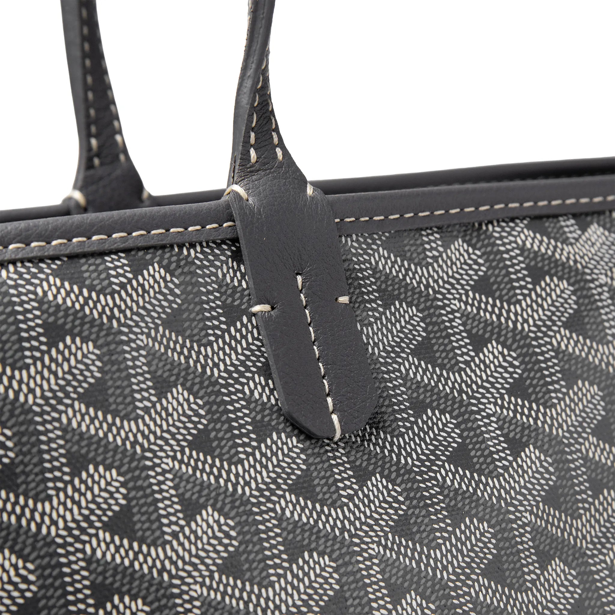 Detailed View of Goyard Artois MM Grey Bag ARTOISMMLTY51CL51P